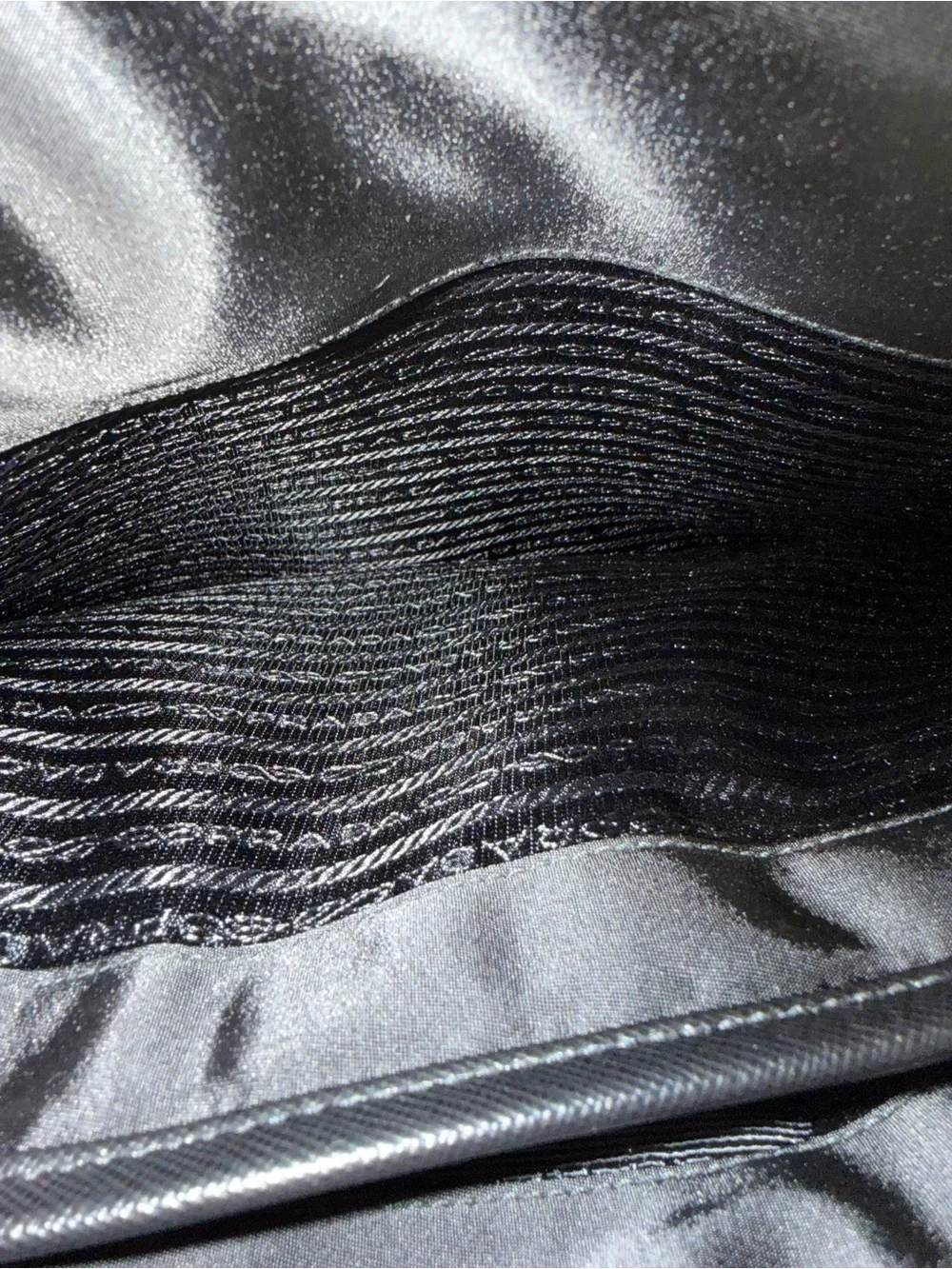 Prada Black Nylon Messenger Satchel, never used